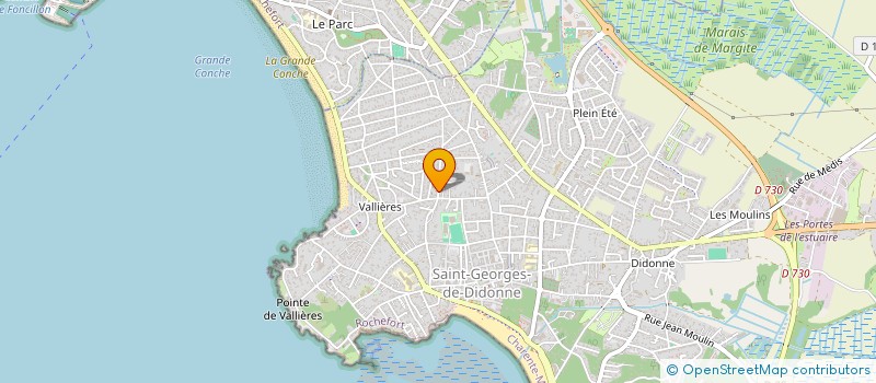 localisation de l'entreprise MADAME VIRGINIE DELAGE  SAINT-GEORGES-DE-DIDONNE