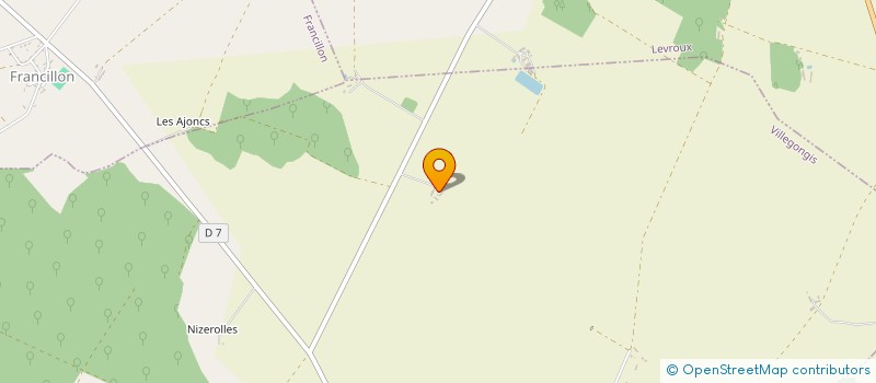 localisation de l'entreprise MADAME VIRGINIE DELALANDE à ROUVRES-LES-BOIS