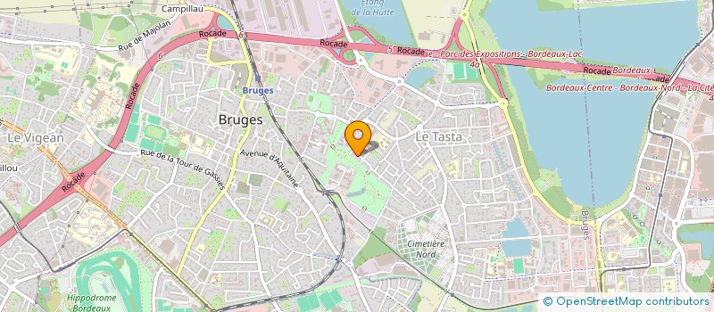 localisation de l'entreprise MADAME VIRGINIE DELALONDRE  BRUGES