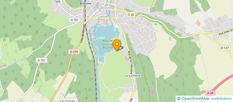 localisation de l'entreprise MADAME VIRGINIE DELAMARE  BRIONNE