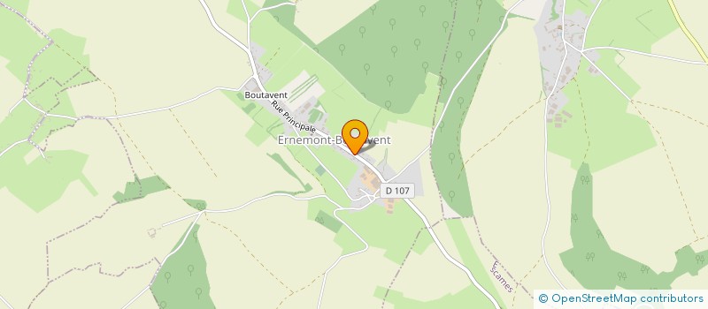 localisation de l'entreprise MADAME VIRGINIE DELAMARRE à ERNEMONT-BOUTAVENT