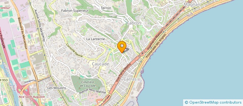 localisation de l'entreprise MADAME VIRGINIE DELANNAY à NICE