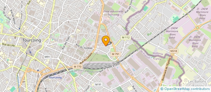 localisation de l'entreprise MADAME VIRGINIE DELANNOY  WATTRELOS