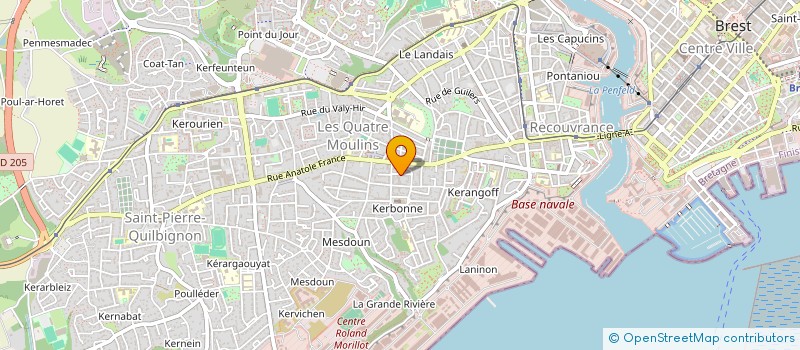 localisation de l'entreprise MADAME VIRGINIE DELANNOY à BREST