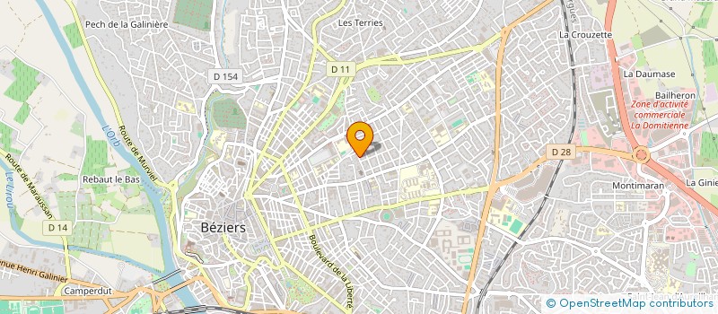 localisation de l'entreprise MADAME VIRGINIE DELAPLACE à BEZIERS