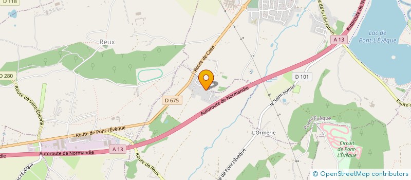 localisation de l'entreprise MADAME VIRGINIE DELAUNAY  REUX