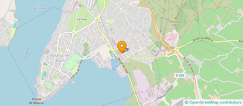 localisation de l'entreprise MADAME VIRGINIE DELAUX  BALARUC-LES-BAINS