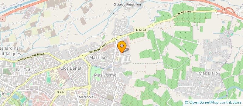 localisation de l'entreprise MADAME VIRGINIE DELBOVE  PERPIGNAN