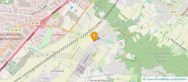 localisation de l'entreprise MADAME VIRGINIE DELEPLACE  VILLEJUST