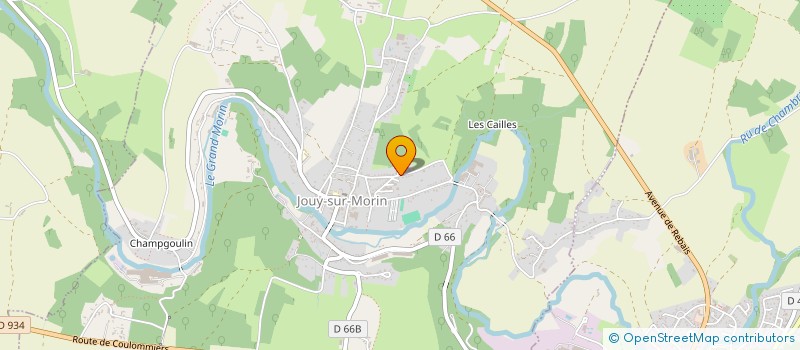 localisation de l'entreprise MADAME VIRGINIE DELL'ORTO  JOUY-SUR-MORIN