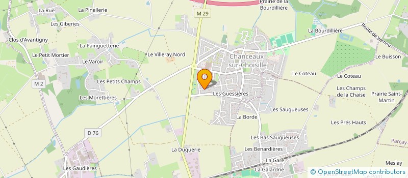 localisation de l'entreprise MADAME VIRGINIE DELORYS  CHANCEAUX-SUR-CHOISILLE