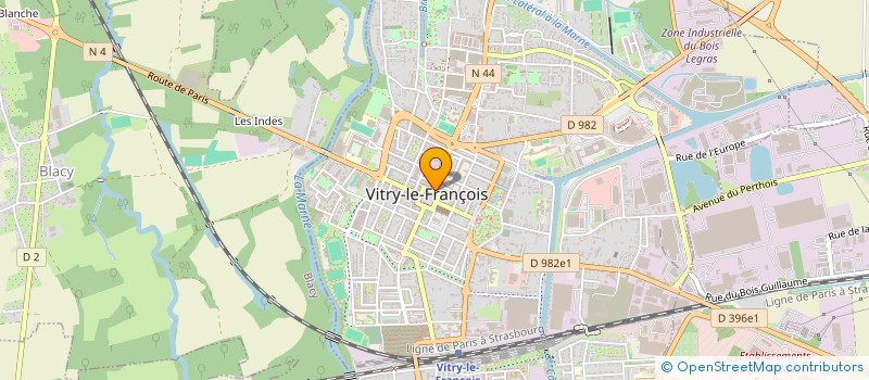 localisation de l'entreprise MADAME VIRGINIE DELOT à VITRY-LE-FRANCOIS