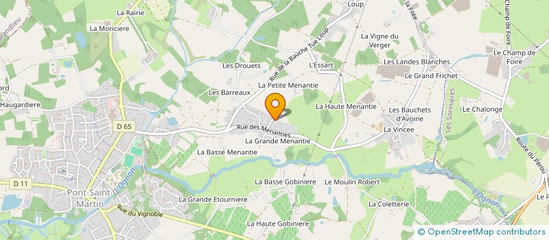 localisation de l'entreprise MADAME VIRGINIE DEMARET à PONT-SAINT-MARTIN
