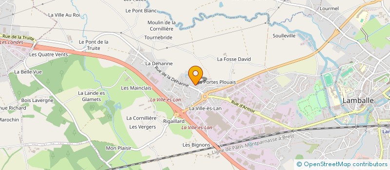 localisation de l'entreprise MADAME VIRGINIE DENIS à LAMBALLE-ARMOR