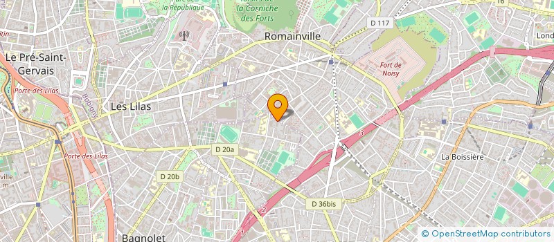 localisation de l'entreprise MADAME VIRGINIE DENNY à BAGNOLET