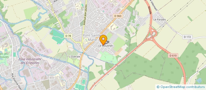 localisation de l'entreprise MADAME VIRGINIE DEPAIX  PONT-SAINTE-MARIE