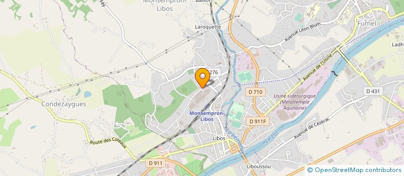 localisation de l'entreprise MADAME VIRGINIE DEPARIS à MONSEMPRON-LIBOS