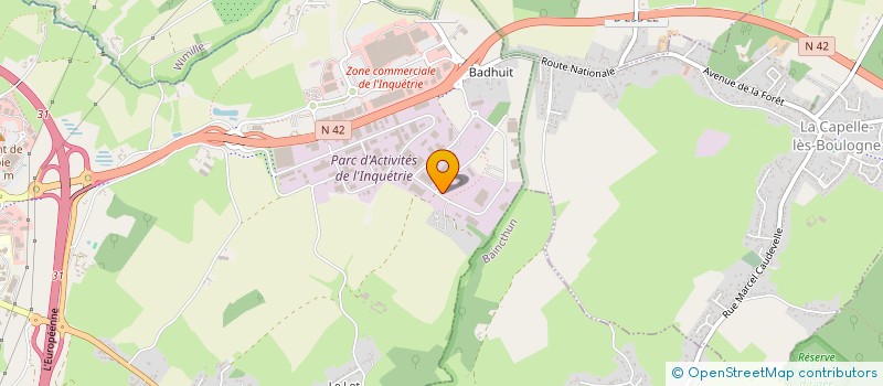 localisation de l'entreprise MADAME VIRGINIE DEPOILLY  SAINT-MARTIN-BOULOGNE