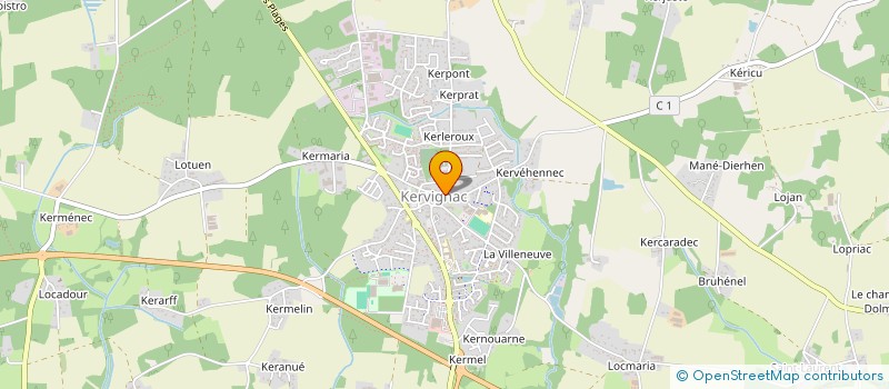 localisation de l'entreprise MADAME VIRGINIE DERKENNE à KERVIGNAC