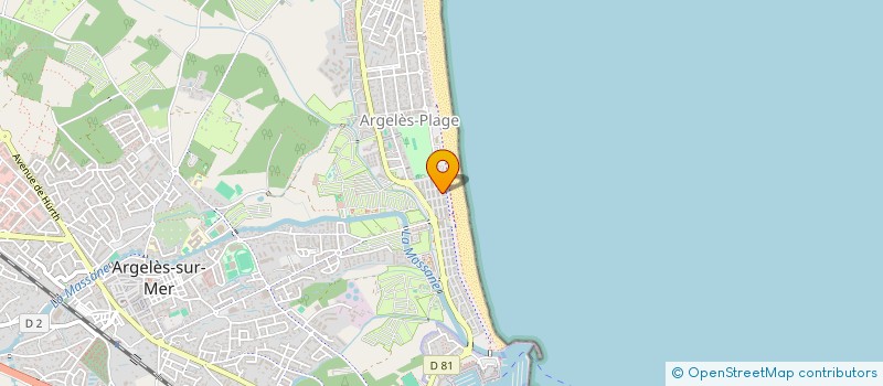 localisation de l'entreprise MADAME VIRGINIE DESCALZI  ARGELES-SUR-MER