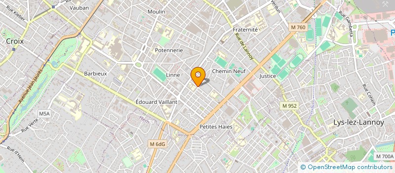 localisation de l'entreprise MADAME VIRGINIE DESMARETS  ROUBAIX