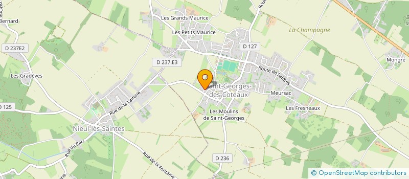 localisation de l'entreprise MADAME VIRGINIE DESTANDAU à SAINT-GEORGES-DES-COTEAUX
