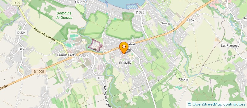 localisation de l'entreprise MADAME VIRGINIE DETRAZ  SCIEZ