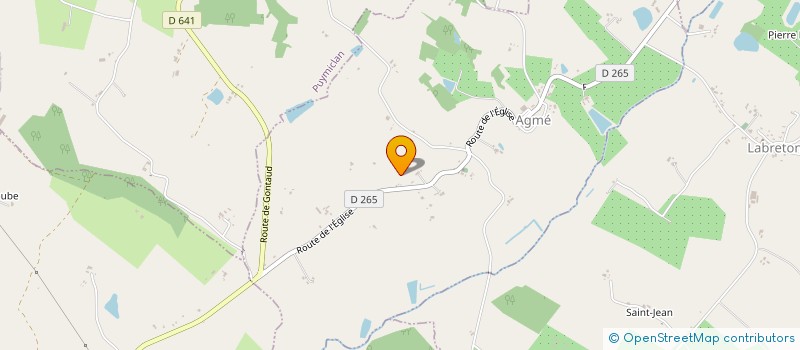 localisation de l'entreprise MADAME VIRGINIE DEUS  AGME