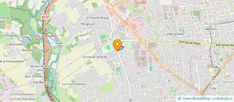 localisation de l'entreprise MADAME VIRGINIE DEVAUX  SAINT-CYR-SUR-LOIRE