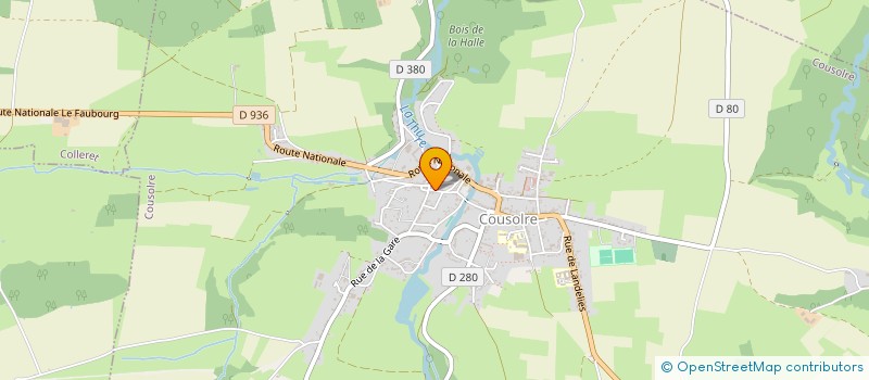 localisation de l'entreprise MADAME VIRGINIE DEVERGNIES  COUSOLRE