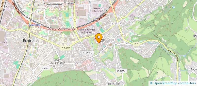 localisation de l'entreprise MADAME VIRGINIE DEVEZE  EYBENS