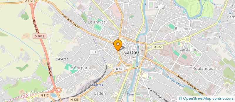 localisation de l'entreprise MADAME VIRGINIE DEYMIER à CASTRES