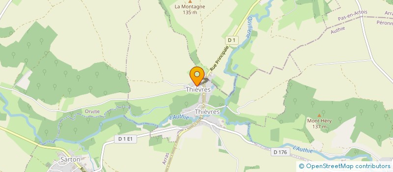 localisation de l'entreprise MADAME VIRGINIE DHEILLY  THIEVRES