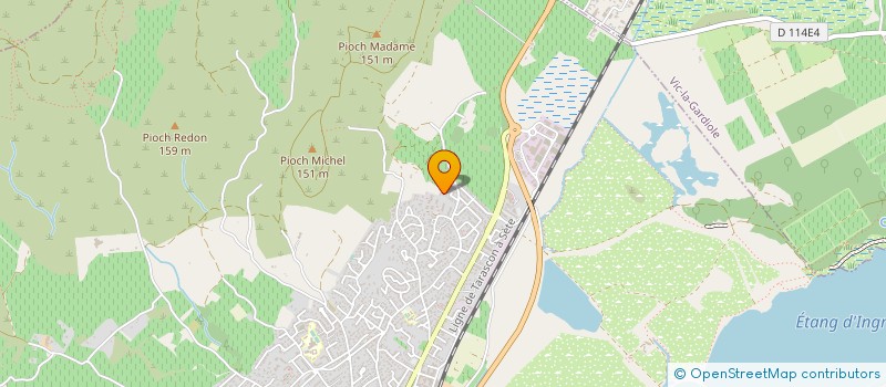 localisation de l'entreprise MADAME VIRGINIE DHERBECOURT à FRONTIGNAN