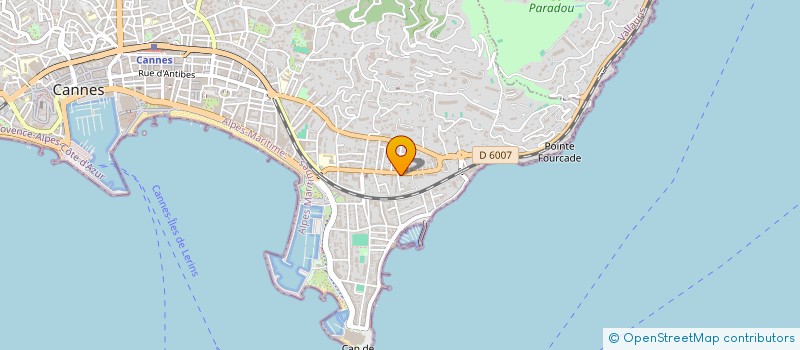 localisation de l'entreprise MADAME VIRGINIE DHOYE à CANNES