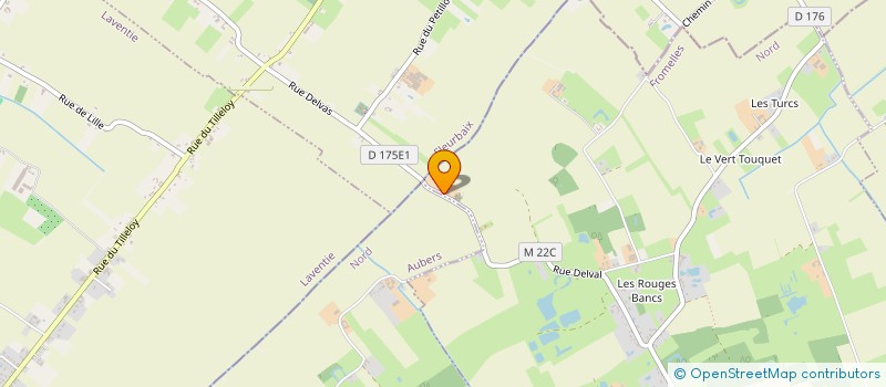 localisation de l'entreprise MADAME VIRGINIE DI MASCIO  FROMELLES