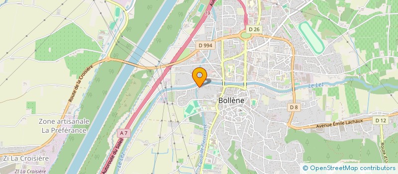 localisation de l'entreprise MADAME VIRGINIE DI RUZZA  BOLLENE