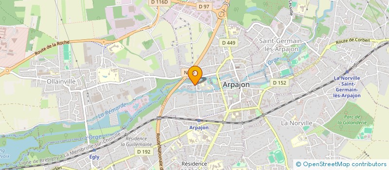 localisation de l'entreprise MADAME VIRGINIE DIAS à ARPAJON
