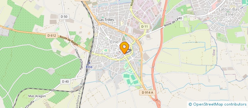 localisation de l'entreprise MADAME VIRGINIE DIERS  ELNE