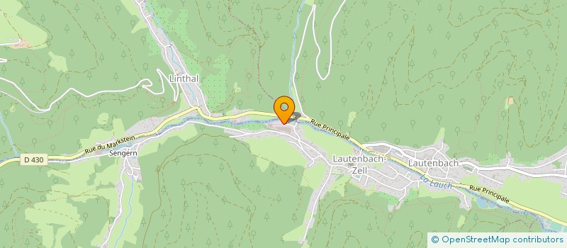 localisation de l'entreprise MADAME VIRGINIE DIETRICH  LAUTENBACHZELL