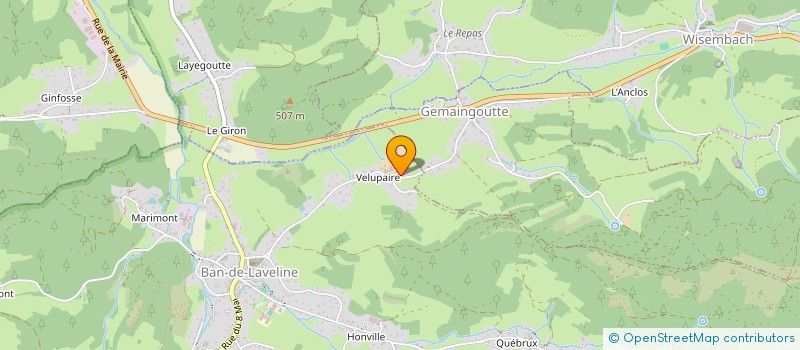 localisation de l'entreprise MADAME VIRGINIE DIEUDONNE  BAN-DE-LAVELINE