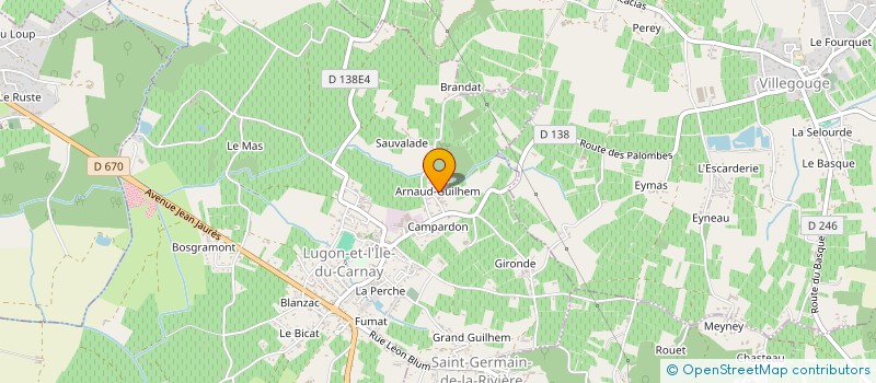 localisation de l'entreprise MADAME VIRGINIE DIONIS DU SEJOUR  LUGON-ET-L'ILE-DU-CARNAY