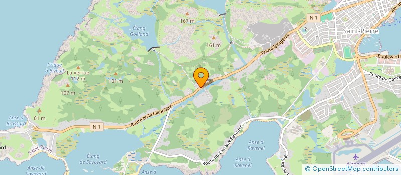 localisation de l'entreprise MADAME VIRGINIE DISNARD  SAINT-PIERRE