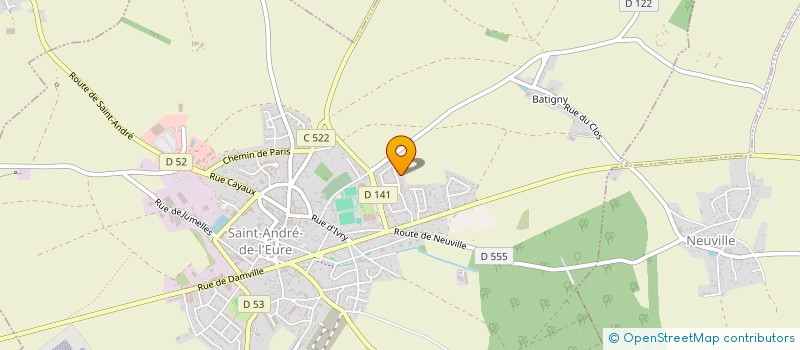 localisation de l'entreprise MADAME VIRGINIE DOLLEY  SAINT-ANDRE-DE-L'EURE