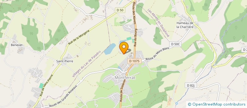 localisation de l'entreprise MADAME VIRGINIE DOMBES  MONTFERRAT