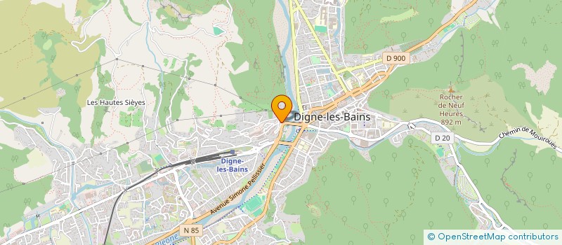 localisation de l'entreprise MADAME VIRGINIE DOMENY  DIGNE-LES-BAINS