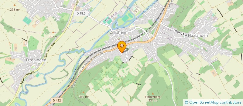 localisation de l'entreprise MADAME VIRGINIE DONNET  HOCHSTATT