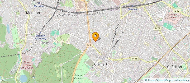 localisation de l'entreprise MADAME VIRGINIE DOR à CLAMART