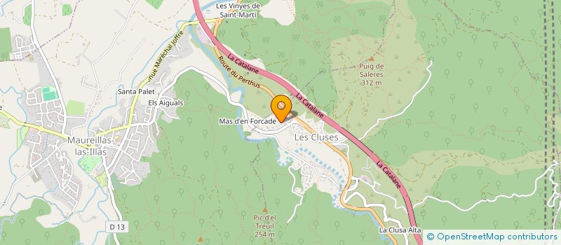 localisation de l'entreprise MADAME VIRGINIE DOUBLARD  LES CLUSES