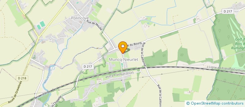 localisation de l'entreprise MADAME VIRGINIE DOURLENS  NORT-LEULINGHEM